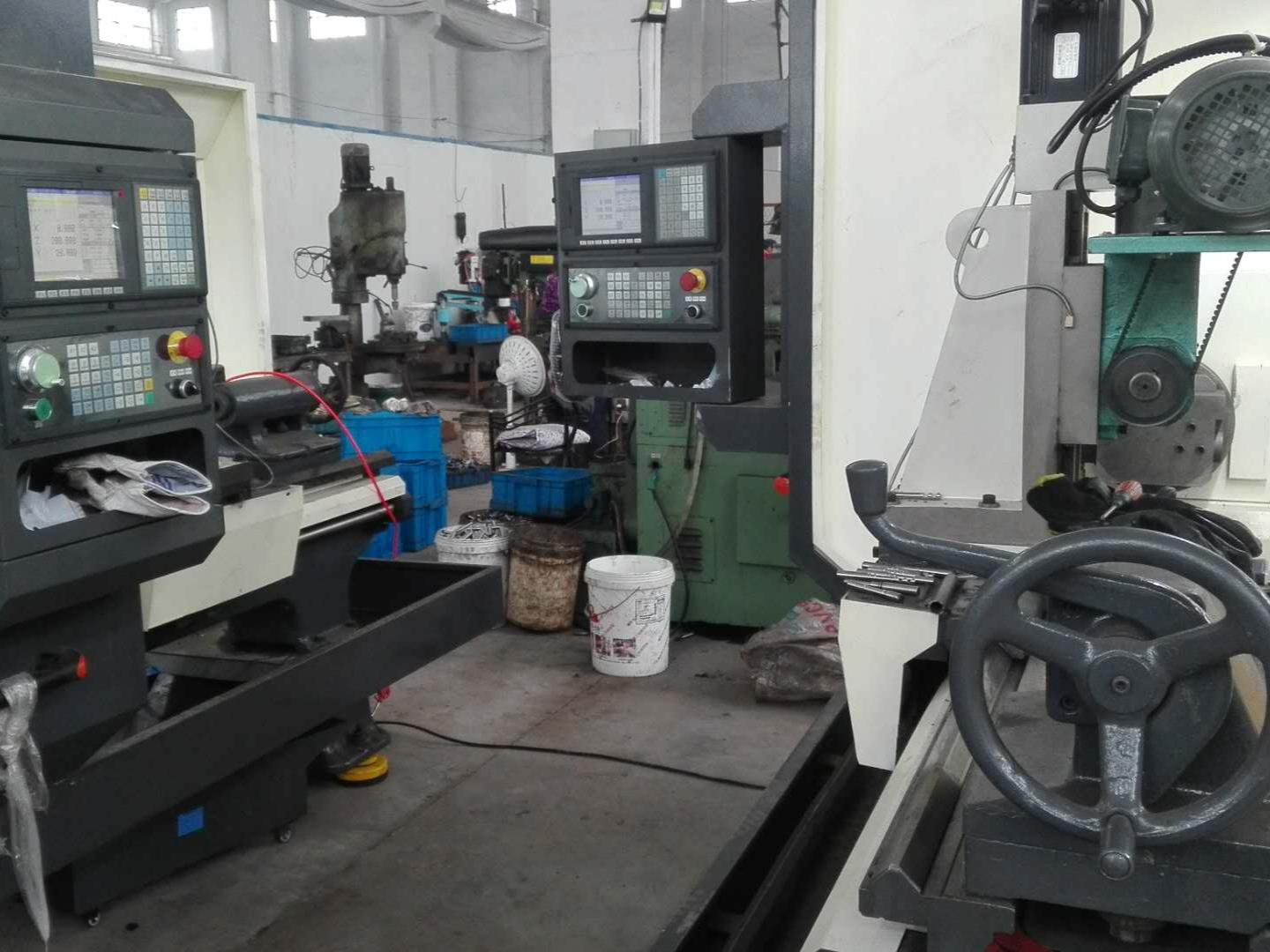 齒條數(shù)控旋風銑（改造版）湖北客戶現(xiàn)場