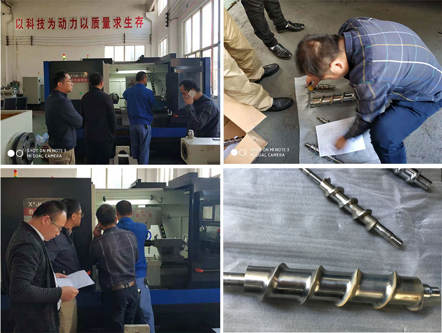 制冰機螺桿數(shù)控旋風(fēng)銑驗機現(xiàn)場