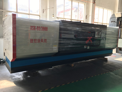 2臺大型數控旋風銑完美交機