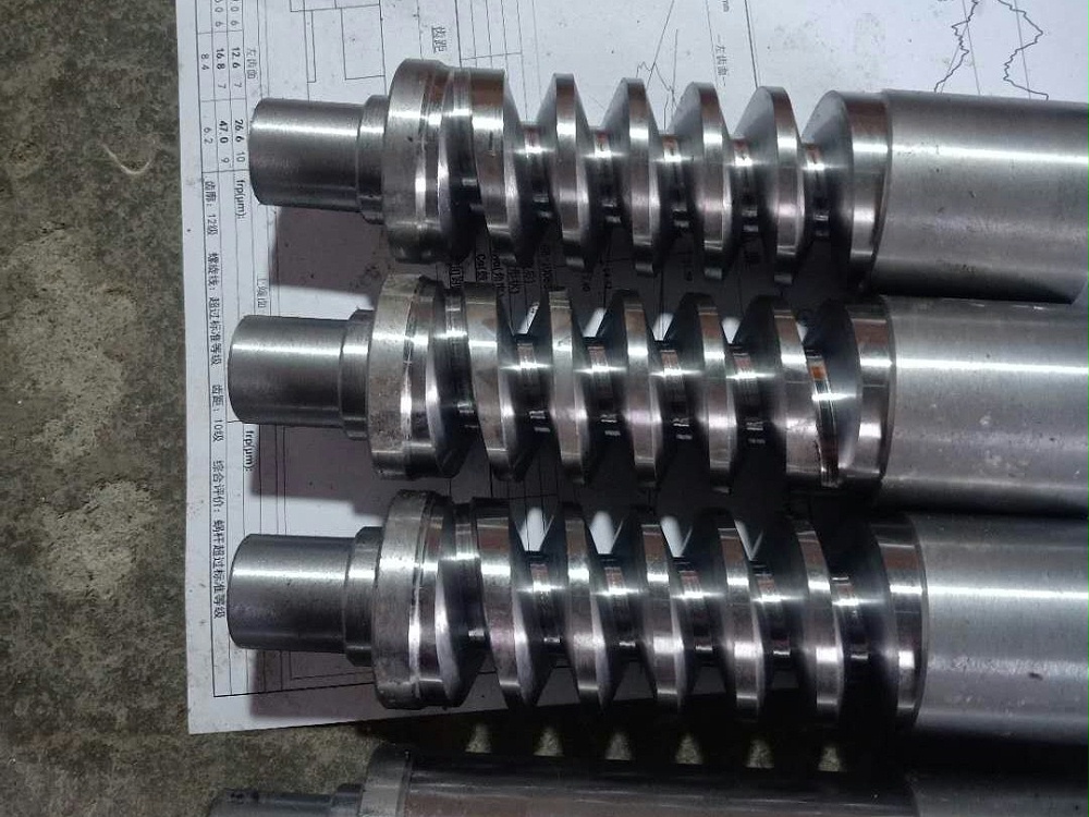 蝸桿數控旋風銑（改造版）寧波凱步客戶現場